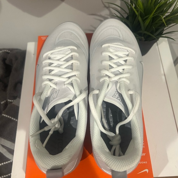 Nike Alpha Huarache 8 Pro Lacrosse Football Cleats White CW4439-110 Men Size 8.5 - Picture 4 of 8